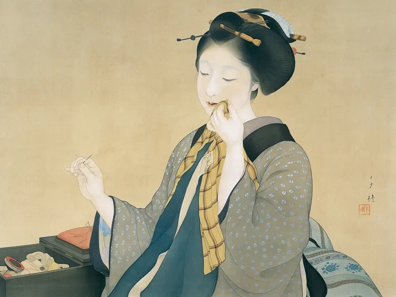 1895-Chigusa Kitani, Eiko Yoshioka - Cucitura aperta